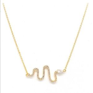 Crystal Embellished Snake Necklace